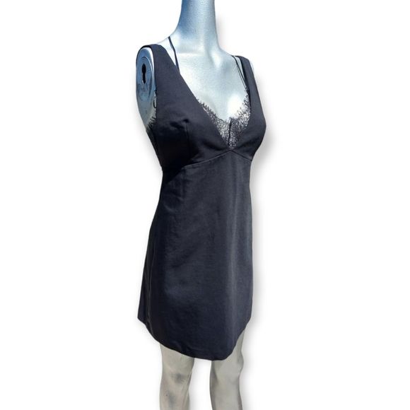 Zara Black Mini Dress Medium - Picture 9 of 11